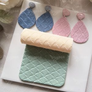 Scalloped Shells Clay Roller Texture Roller