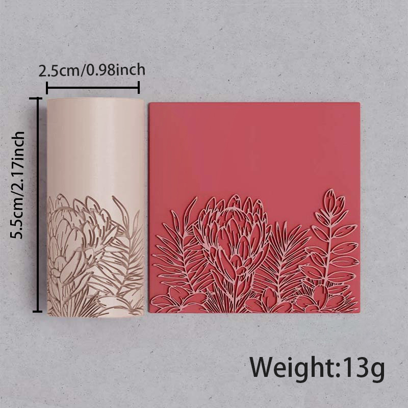 Wildflower Pattern Printed Rolling Pin - 图片 10