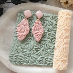Irregular Leaves Polymer Clay Texture Roller