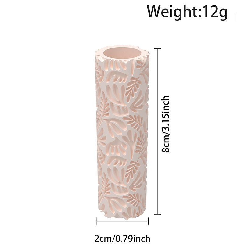 Irregular Leaves Polymer Clay Texture Roller Hover