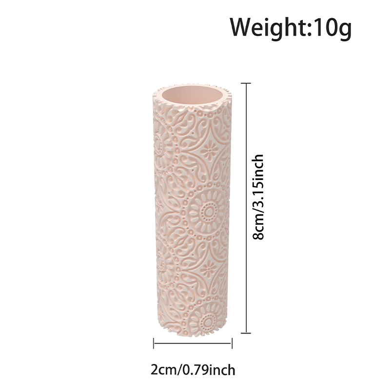 Baroque Retro Sunflower Polymer Clay Texture Roller Hover