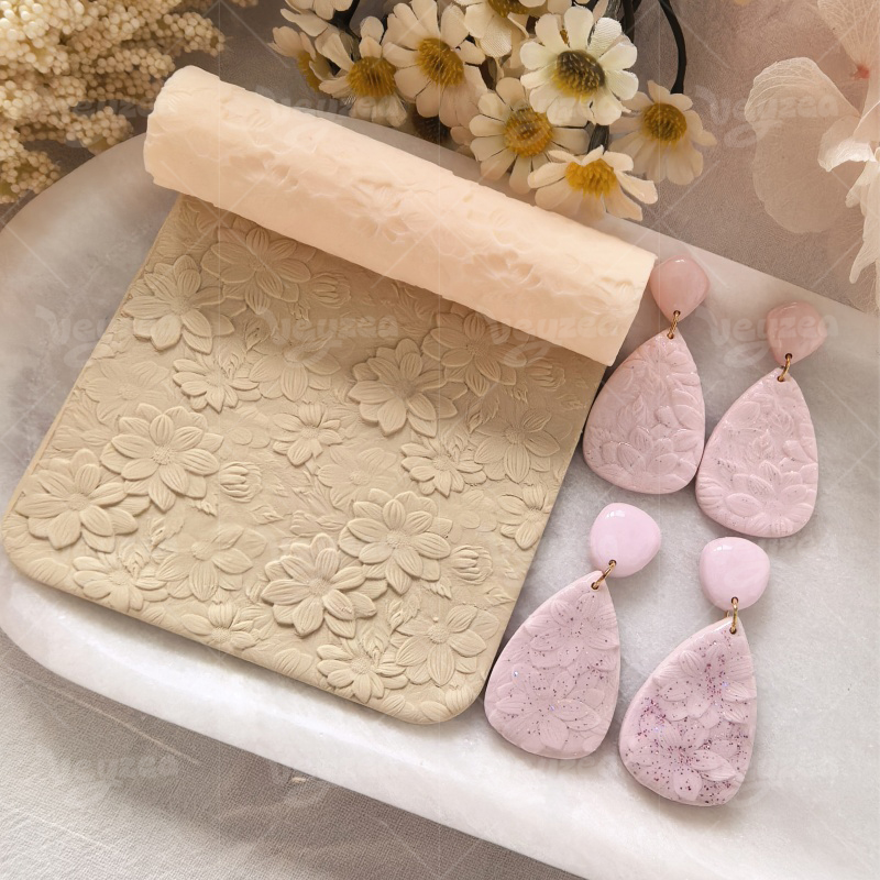 Lotus Polymer Clay Texture Roller