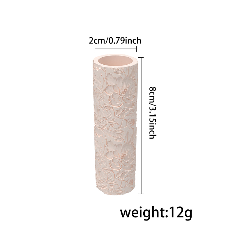 Peony Flowers Polymer Clay Texture Roller Hover