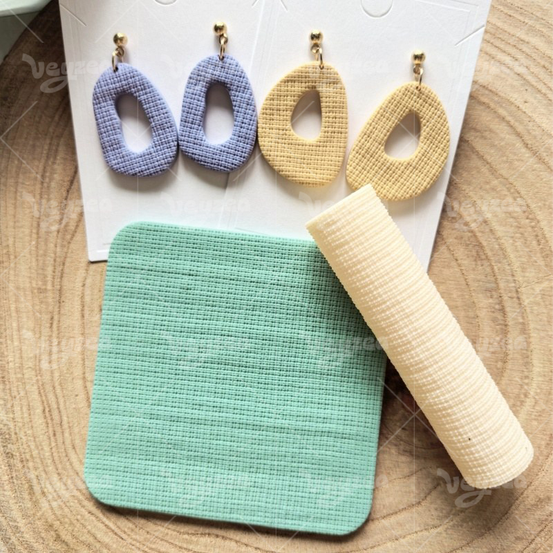 Woven Pattern Polymer Clay Texture Roller