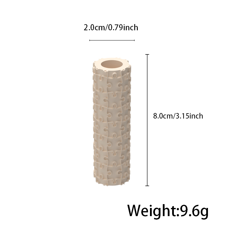 Puzzle Shapes Polymer Clay Texture Roller Hover