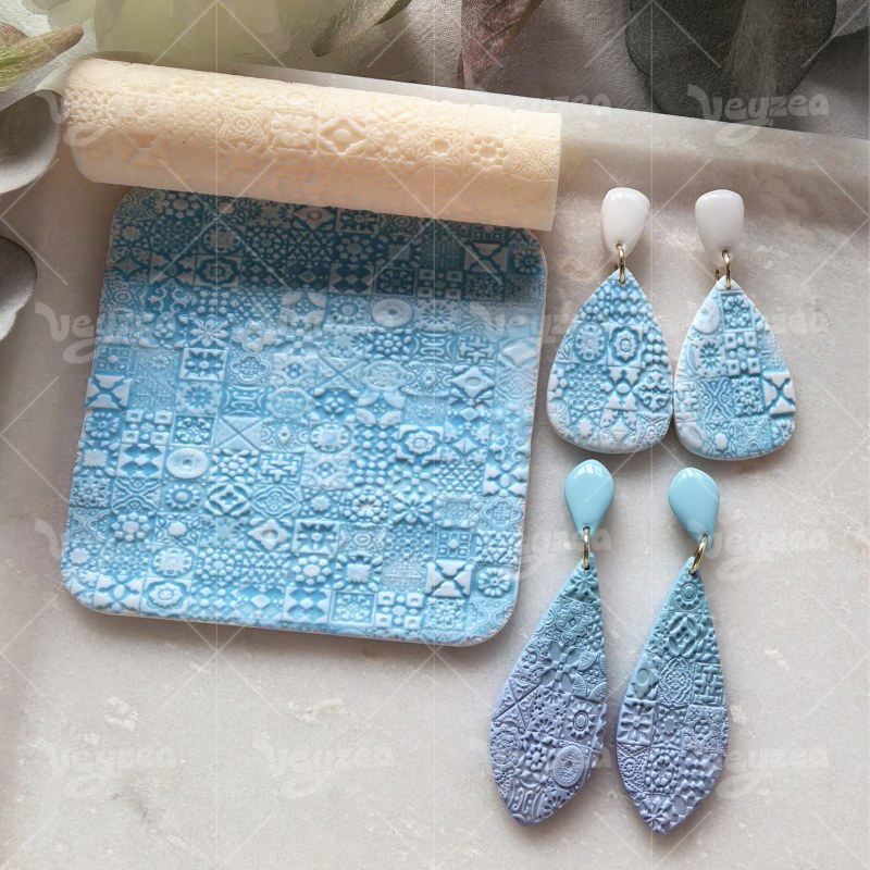 Imitation Tile Polymer Clay Texture Roller