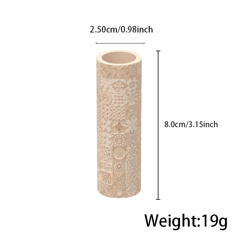 Imitation Tile Polymer Clay Texture Roller Hover