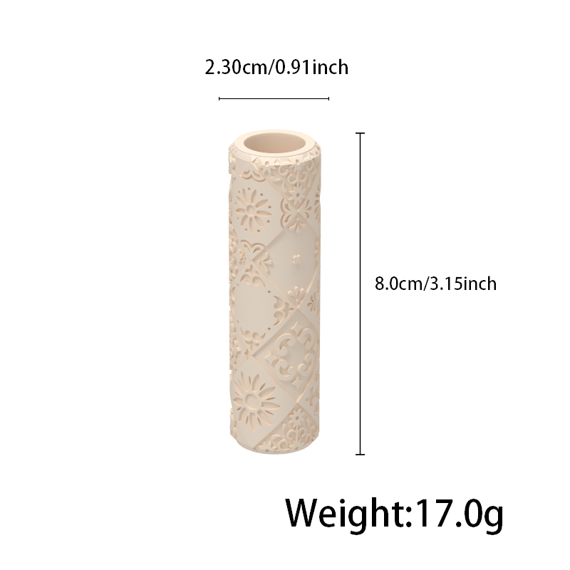 Vintage Pattern Polymer Clay Texture Roller Hover
