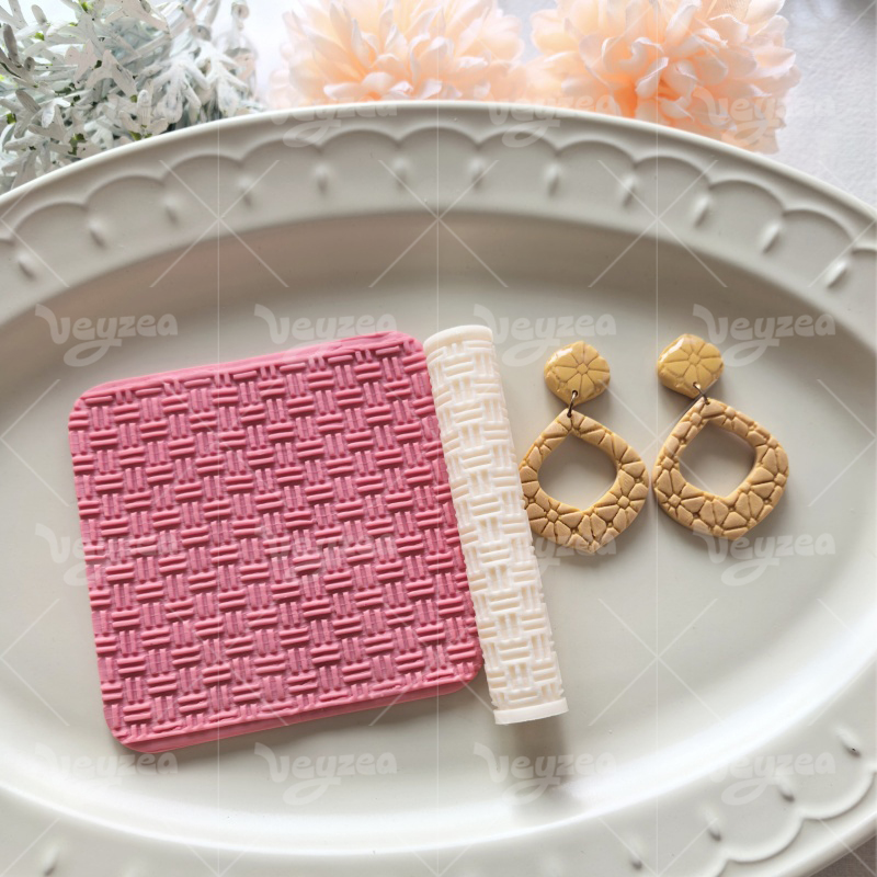 Line Weaving Polymer Clay Texture Roller