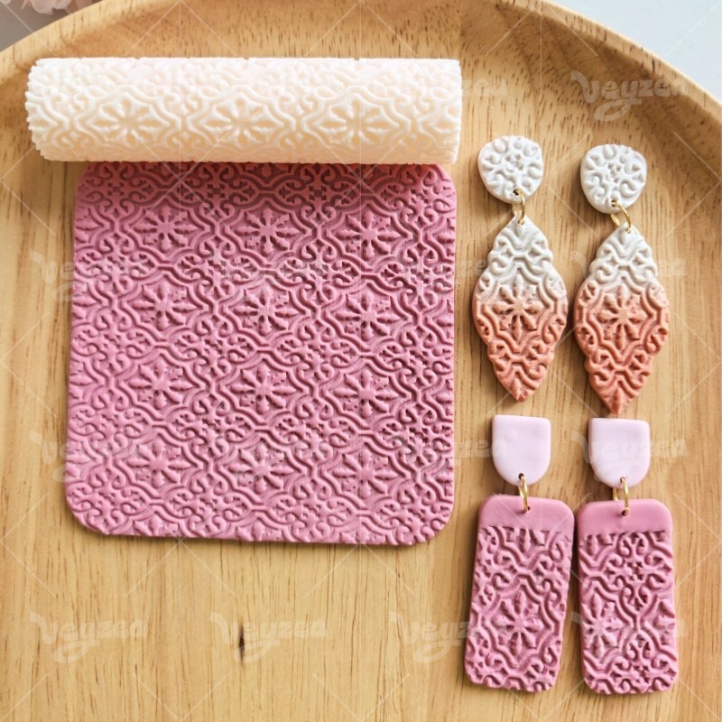 European retro pattern Polymer Clay Texture Roller