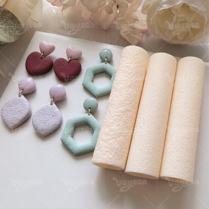Soft Pottery Earring Polymer Clay Texture Roller - 图片 12