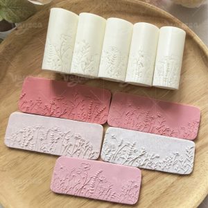 Wild Flowers and Grass Printed Rolling Pin