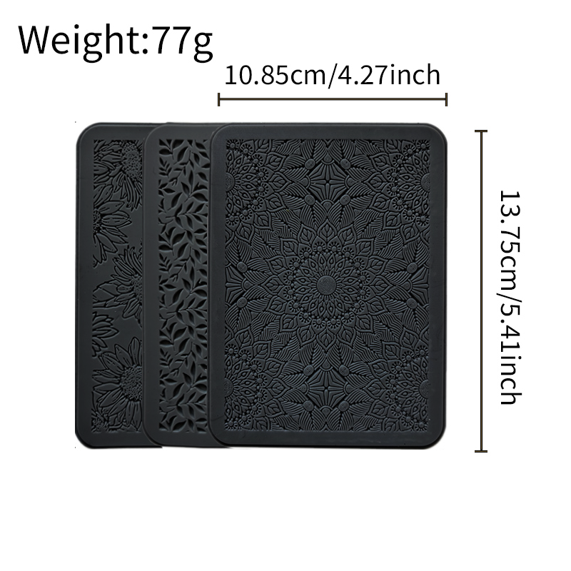 Vines & Leaves Polymer Clay Texture Sheets Hover